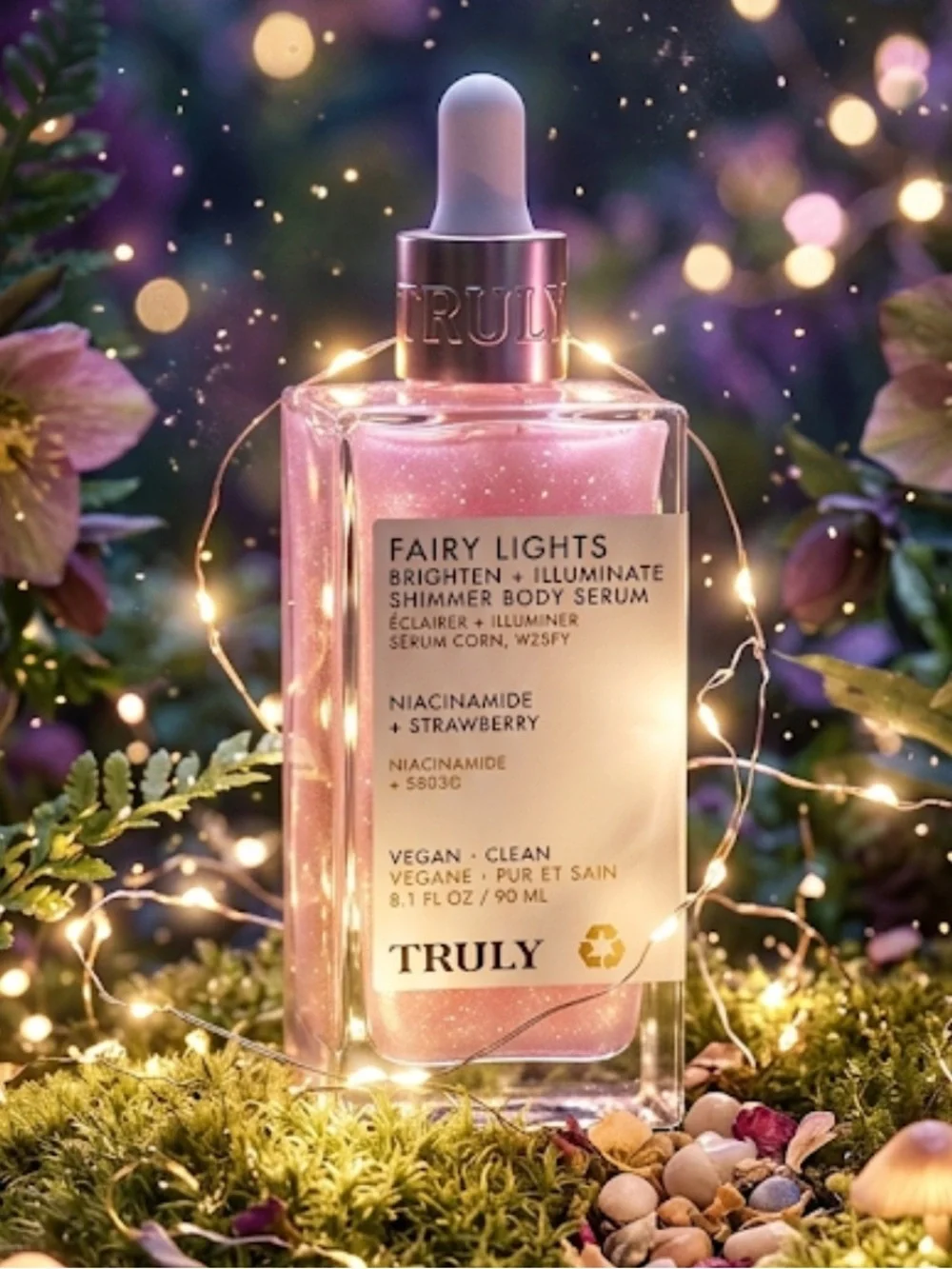 NEW NEW TRULY Fairy Lights Brighten + Illuminate Shimmer Body Serum